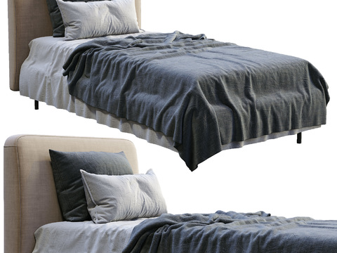 Modern Fabric Single Bed