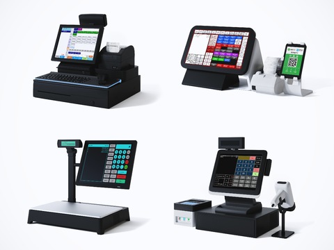 Modern cash register