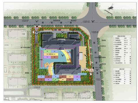 modern garden landscape plan psd