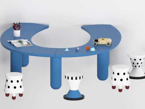 Modern children's table and chairs free