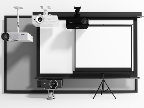 Modern Projection Equipment Projector Curtain