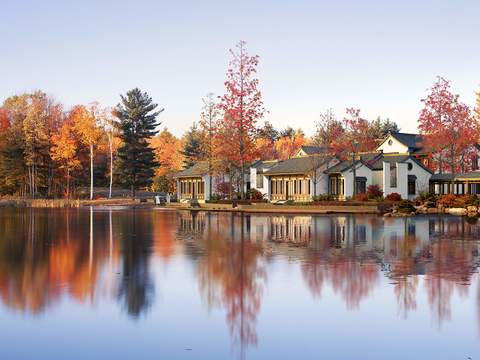 Neo-Chinese Style wetland landscape psd