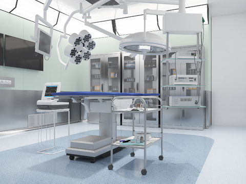 Hospital operating room X-ray scanner