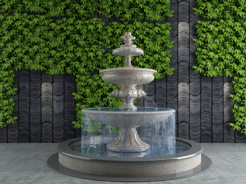 Modern Landscape Water Fountain