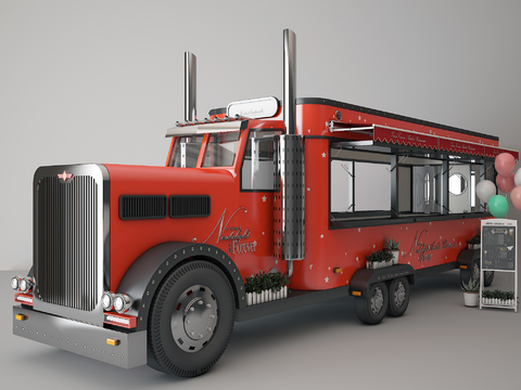 Modern truck fast food truck