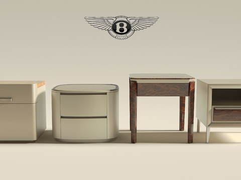 BENTLEY modern bedside table combination