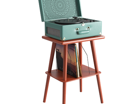 modern vintage phonograph