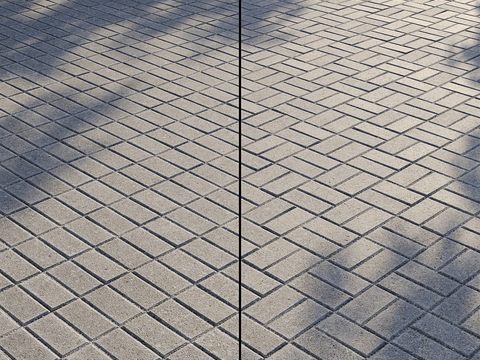 Outdoor stone pavement