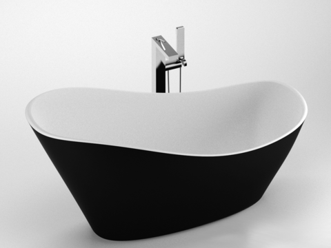 Modern ceramic bathtub free