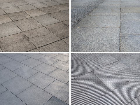 Modern Concrete Slab Road Pavement