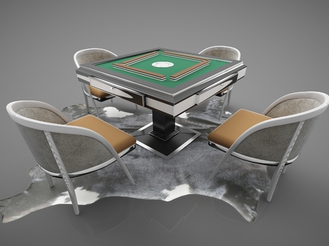 Modern Mahjong Table and Chair Free