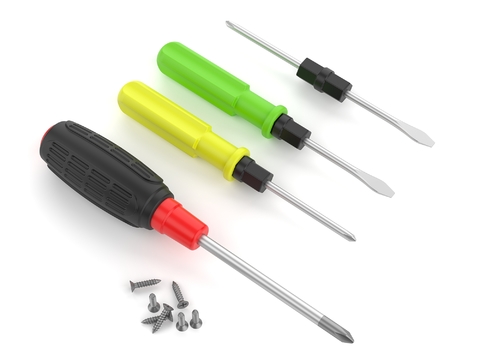 modern screwdriver screw