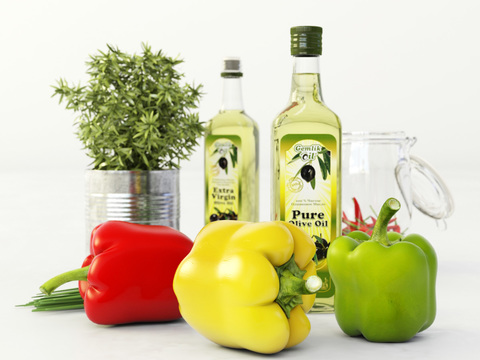 Modern Vegetable Olive Oil Combination