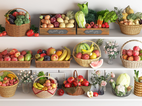 fruit vegetable fruit basket