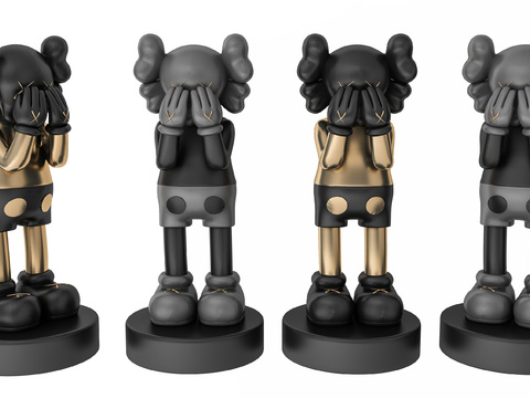 Modern KAWS Sculpture