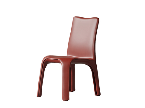 Cassina red chair dining chair