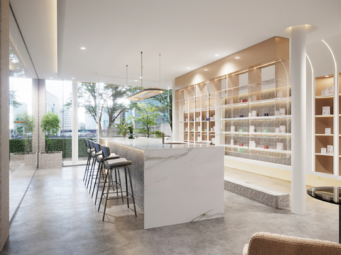 Modern Beauty Cosmetics Shop