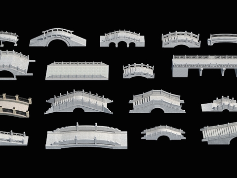 Chinese Arch Bridge Flat Bridge