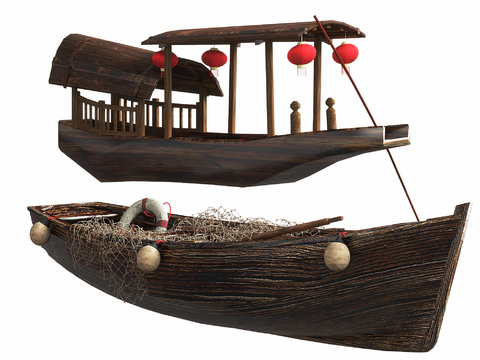 New Chinese Wooden Boat Fishing Boat Wooden Boat