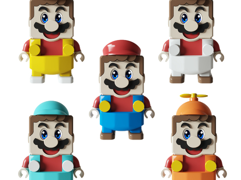 Mario Toy Hand Doll Ornaments