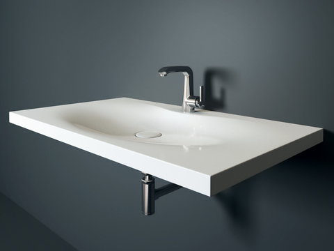 Modern Minimalist Ceramic Washbasin Free