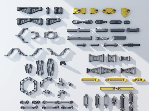 modern industrial machinery parts