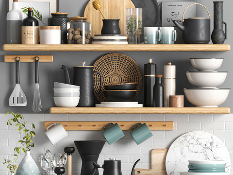 Modern Dishes and Kitchenware