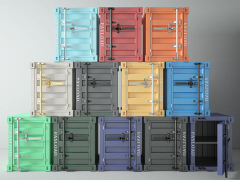 Industrial Wind Container Locker