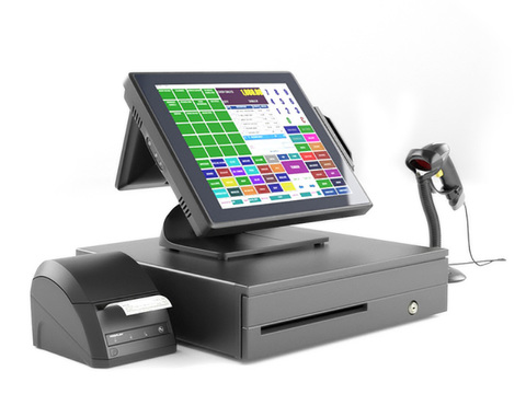 Modern Touch Screen Cash Register