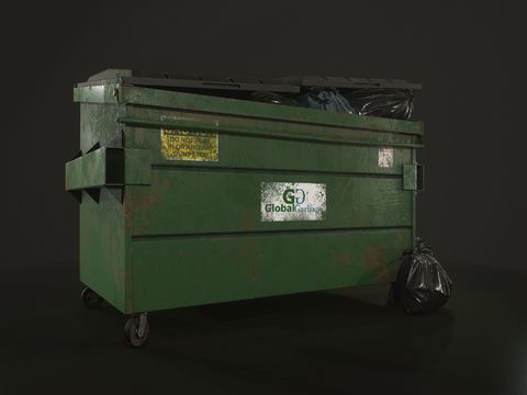 Modern Dumpster