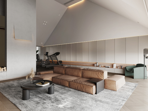 Modern Villa Loft Recreation Area