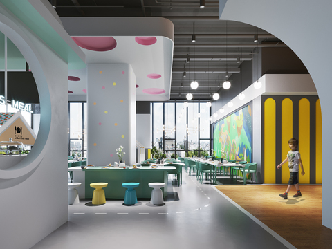 Modern Children's Theme Restaurant