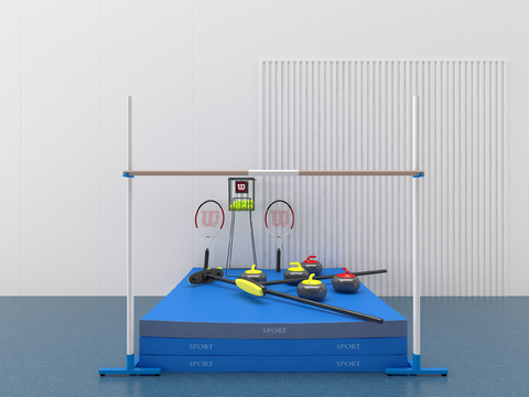 Modern curling tennis sporting goods