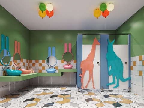 Modern Children's Toilet