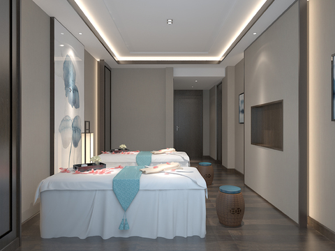 New Chinese Beauty Club SPA Massage Room Free