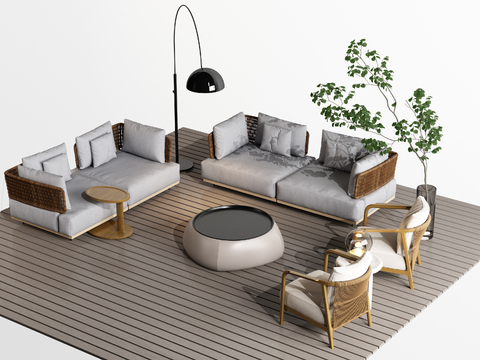 Modern Outdoor Sectional Sofa