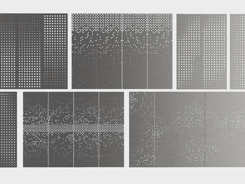 Perforated plate Perforated plate Aluminum veneer transparent plate