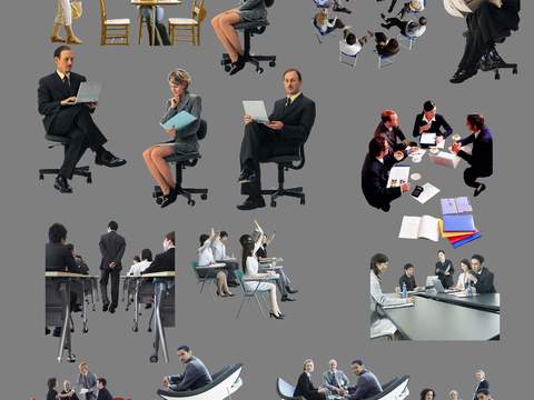 modern office business figures psd