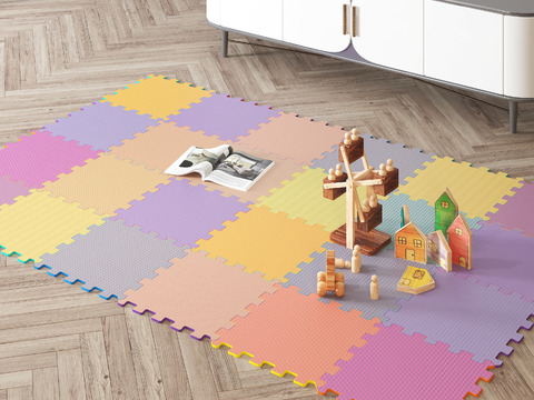 Modern children's foam stitching floor mat