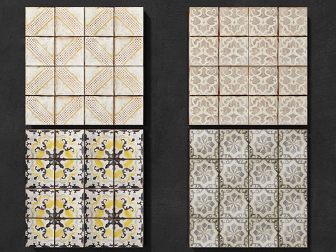 Nordic Kitchen and Bathroom Patchwork Tiles