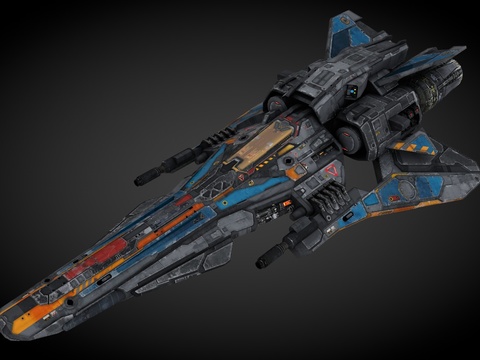 Sci-fi flying machines, spaceships, alien battleships