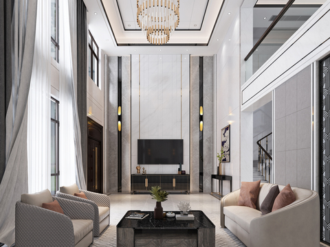 Modern Luxury Villa Lobby