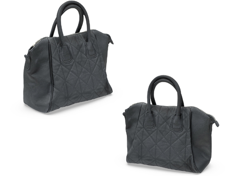 Modern Black Leather Women Bag