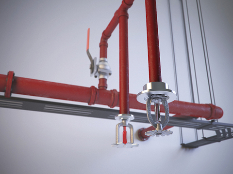 Modern fire sprinkler equipment