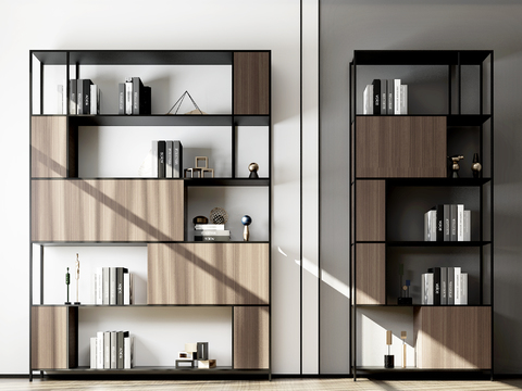 Modern decorative shelf bookcase