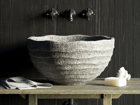 Natural wind wash basin