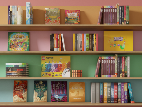 Children's books, picture books, color books