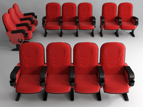 Modern fabric multifunctional theater chair