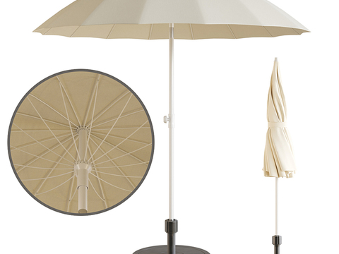 Modern outdoor sun shade fan sun umbrella