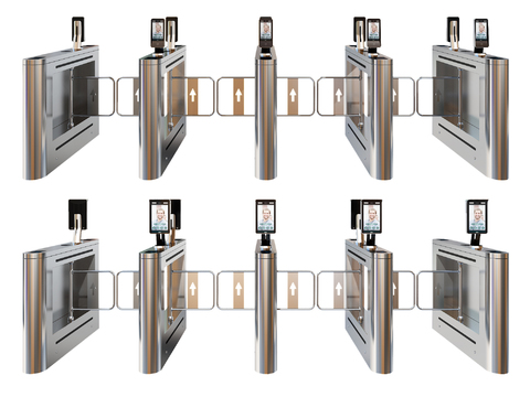 Modern face recognition gate equipment